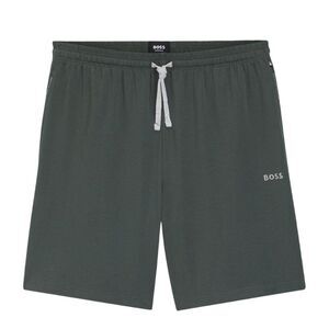 Boss Mens Stretch Logo Lounge Shorts / Green